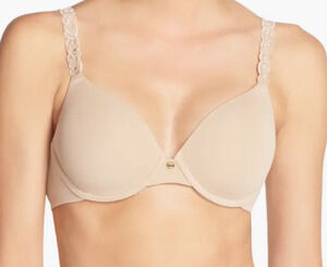 Natori T-shirt bra 732080 Pure Luxe underwire tan size 32G